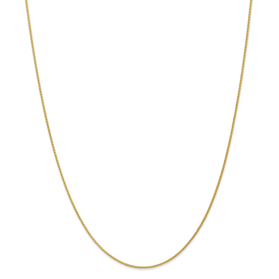 14k Gold 1.2 mm Parisian Wheat Chain Necklace - 16 in.