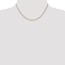 14k Gold 1.25 mm Spiga Chain Necklace - 16 in.