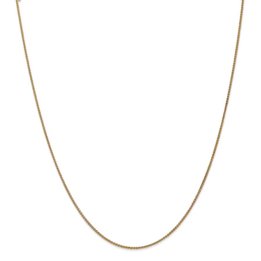 14k Gold 1.25 mm Spiga Chain Necklace - 18 in.