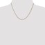 14k Gold 1.25 mm Spiga Chain Necklace - 18 in.