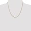 14k Gold 1.25 mm Spiga Chain Necklace - 20 in.