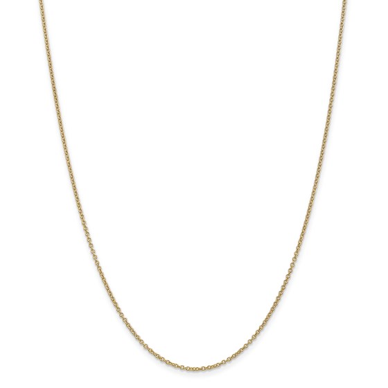 14k Gold 1.3 mm Cable Chain Necklace - 20 in.