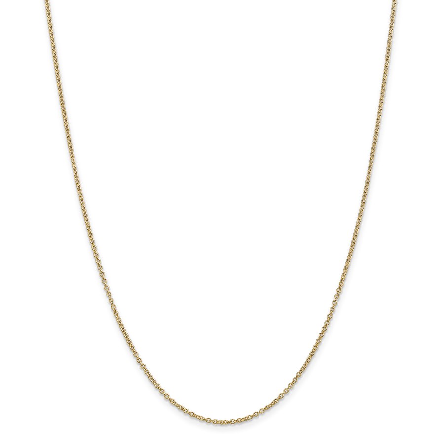 14k Gold 1.3 mm Cable Chain Necklace - 24 in.