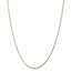 14k Gold 1.3 mm Curb Pendant Chain Necklace - 16 in.