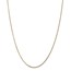 14k Gold 1.3 mm Curb Pendant Chain Necklace - 16 in.