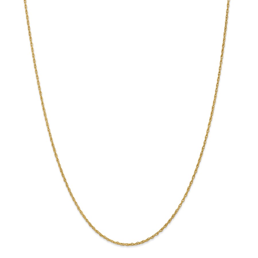 14k Gold 1.3 mm Heavy-Baby Rope Chain Necklace - 20 in.