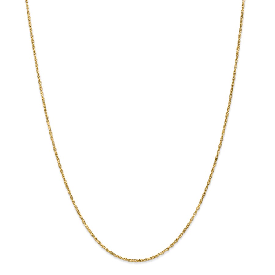 14k Gold 1.3 mm Heavy-Baby Rope Chain Necklace - 20 in.