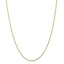 14k Gold 1.3 mm Heavy-Baby Rope Chain Necklace - 24 in.