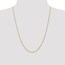 14k Gold 1.3 mm Heavy-Baby Rope Chain Necklace - 24 in.