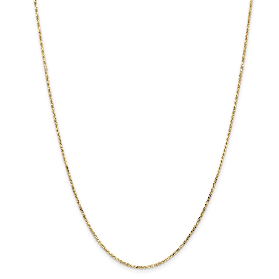 Buy 14k Gold 1.4 mm Diamond Cut Cable Chain - 18 in. | APMEX
