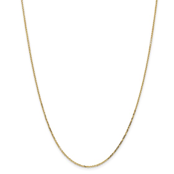 Buy 14k Gold 1.4 mm Diamond Cut Cable Chain - 20 in. | APMEX