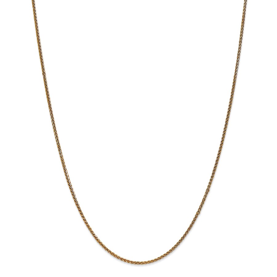 14k Gold 1.4 mm Diamond-cut Spiga Chain Necklace - 18 in.