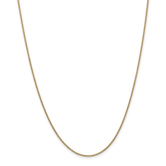14k Gold 1.5 mm Cable Chain Necklace - 30 in. 14k Gold 1.5 mm Cable Chain Necklace - 30 in.