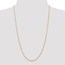 14k Gold 1.5 mm Diamond Cut Rope w/Lobster Clasp Chain - 20 in.