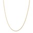 14k Gold 1.5 mm Diamond-cut Wheat Chain Necklace - 20 in.