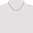 14k Gold 1.5 mm Hollow Round Box Chain Necklace - 16 in.