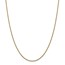 14k Gold 1.5 mm Hollow Round Box Chain Necklace - 18 in.