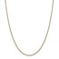 14k Gold 1.5 mm Hollow Round Box Chain Necklace - 20 in.