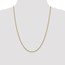 14k Gold 1.5 mm Hollow Round Box Chain Necklace - 24 in.