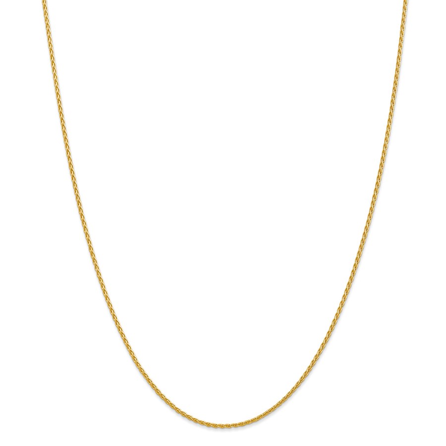 14k Gold 1.5 mm Parisian Wheat Chain Necklace - 16 in.