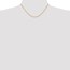 14k Gold 1.5 mm Parisian Wheat Chain Necklace - 16 in.