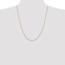 14k Gold 1.50 mm Diamond-cut Rope with Chain Necklace - 24 in.
