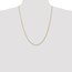 14k Gold 1.50 mm Handmade Regular Rope Chain Necklace - 24 in.