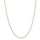 14k Gold 1.55 mm Rolo Pendant Chain Necklace - 18 in.