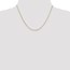 14k Gold 1.55 mm Rolo Pendant Chain Necklace - 18 in.