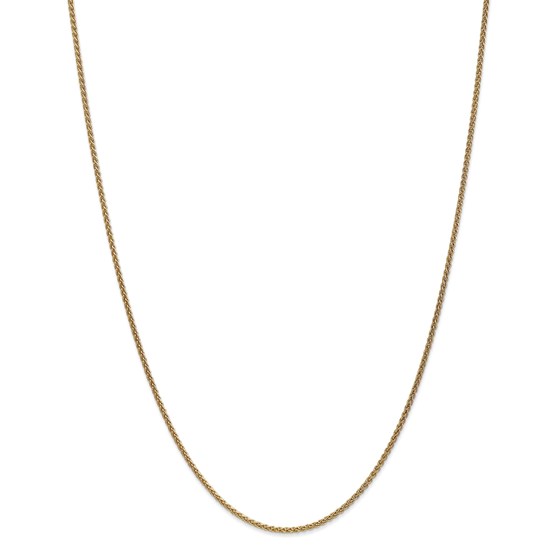 14k Gold 1.65 mm Solid Polished Spiga Chain Necklace - 18 in. 14k Gold 1.65 mm Solid Polished Spiga Chain Necklace - 18 in.