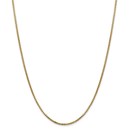 14k Gold 1.75 mm Hollow Round Box Chain Necklace - 24 in.
