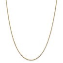 14k Gold 1.8 mm Diamond-cut Cable Chain Necklace - 20 in.