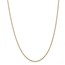 14k Gold 1.8 mm Solid Polished Cable Chain Necklace - 24 in.