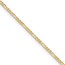 14k Gold 1.80 mm Flat Figaro Chain Bracelet - 9 in.