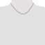 14k Gold 1.80 mm Flat Figaro Chain Necklace - 16 in.