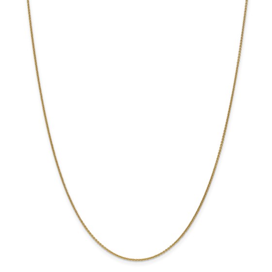 14k Gold 1 mm Cable Chain Necklace - 30 in.