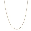 14k Gold 1 mm Singapore Chain Necklace - 24 in.