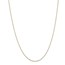 14k Gold 1 mm Singapore Chain Necklace - 24 in.