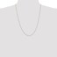 14k Gold 1 mm Singapore Chain Necklace - 24 in.