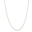 14k Gold 1 mm Singapore Chain Necklace - 30 in.