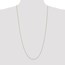 14k Gold 1 mm Singapore Chain Necklace - 30 in.