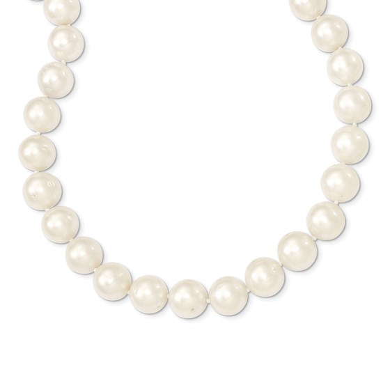 14k Gold 11-12 mm Freshwater Cultured Pearl Fancy Necklace