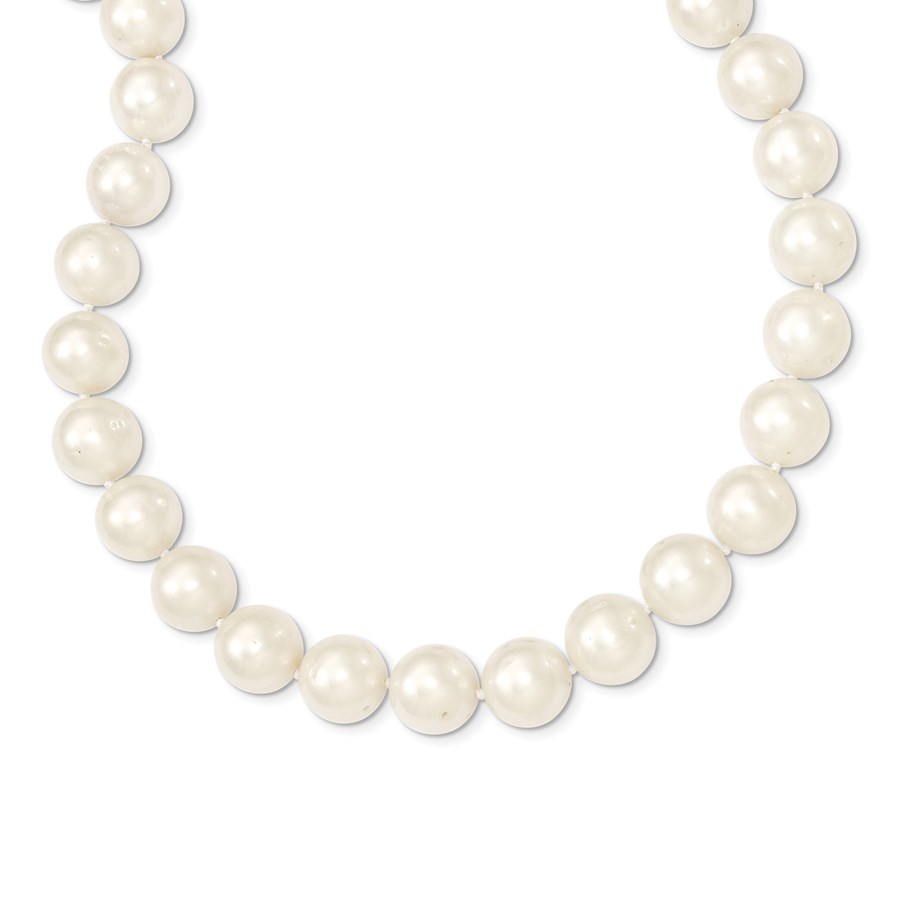 14k Gold 11-12 mm Freshwater Cultured Pearl Fancy Necklace