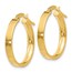 14k Gold 16 mm Hoop Earrings