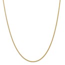 14k Gold 2.00 mm Semi-Solid Chain Necklace - 20 in.