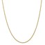 14k Gold 2.00 mm Semi-solid Chain Necklace - 24 in.