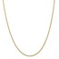 14k Gold 2.00 mm Semi-solid Chain Necklace - 24 in.