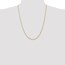 14k Gold 2.00 mm Semi-solid Chain Necklace - 24 in.