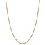 14k Gold 2.25 mm Diamond Cut Rope w/Lobster Clasp Chain - 24 in.