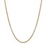 14k Gold 2.45 mm Hollow Round Box Chain Necklace - 20 in.